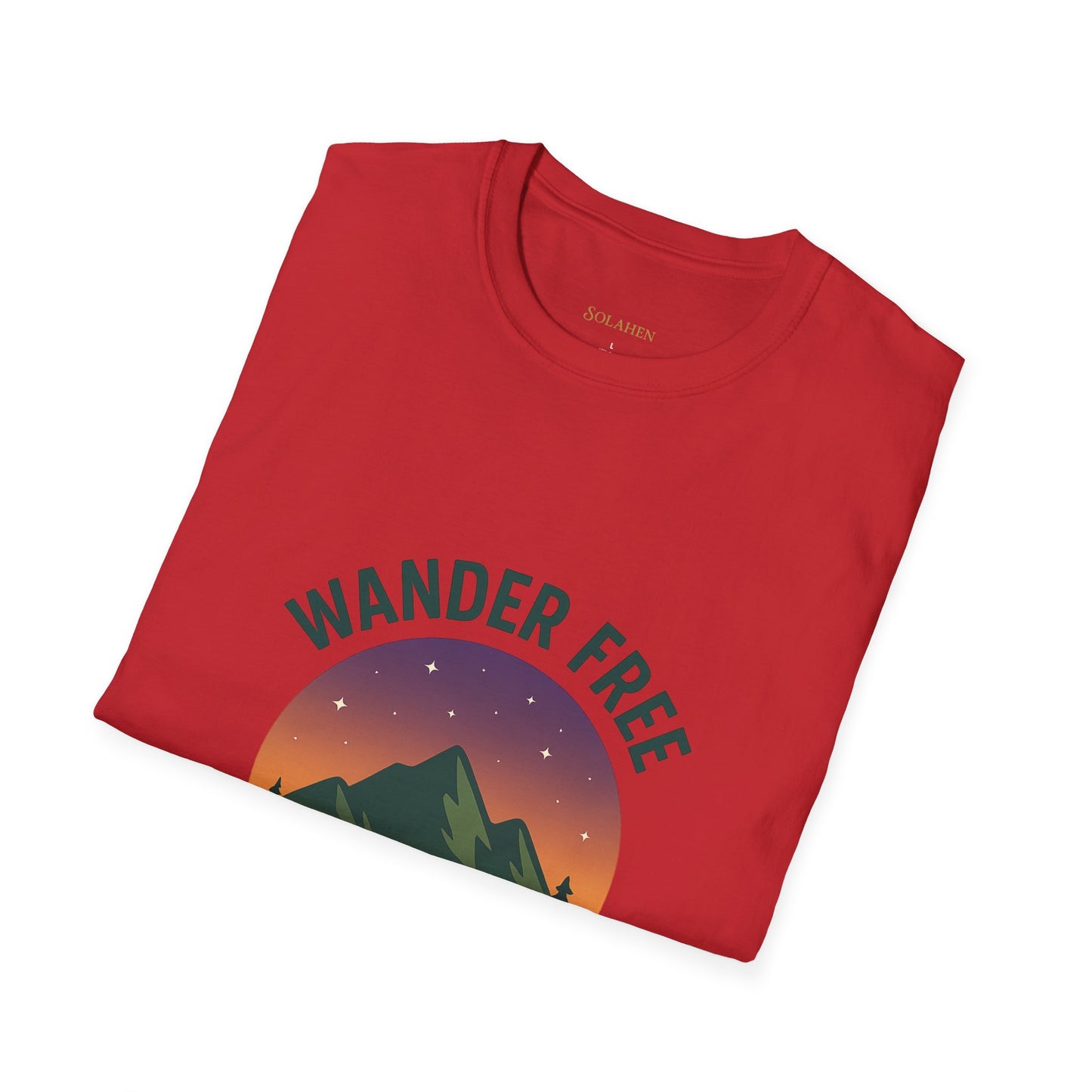 Wander Free T-Shirt, Unisex Outdoor Tee, Nature Lover Gift, Adventure Wear, Travel Shirt, Hiking Apparel